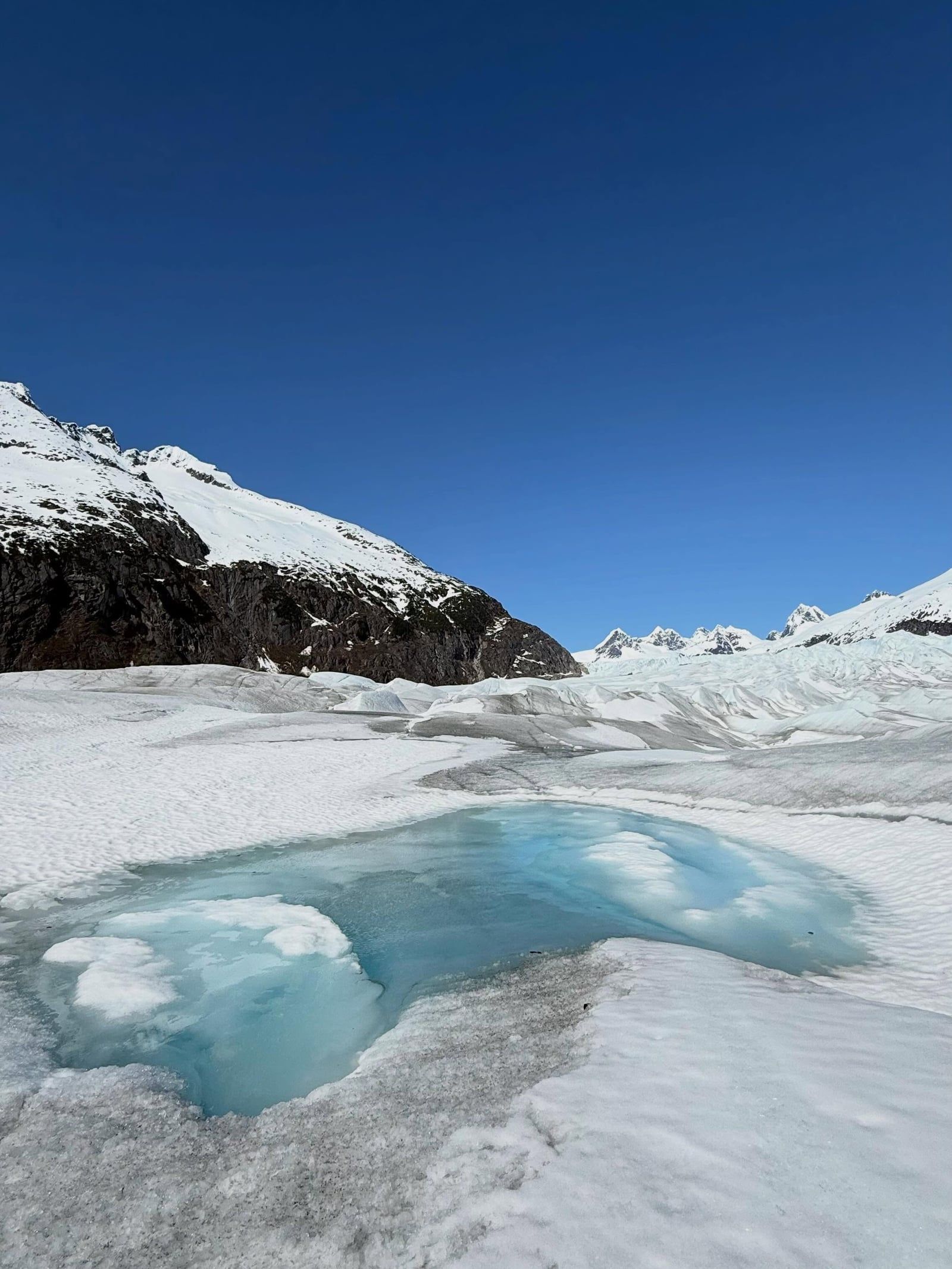 Ansicht von Mendenhall-Gletscher