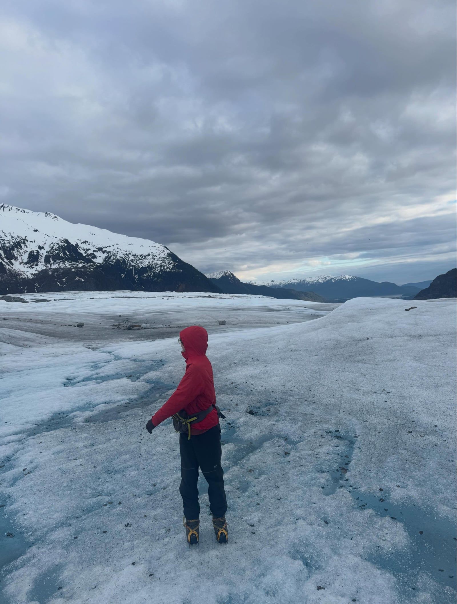 Besucherfoto einer Mendenhall-Gletscher-Tour