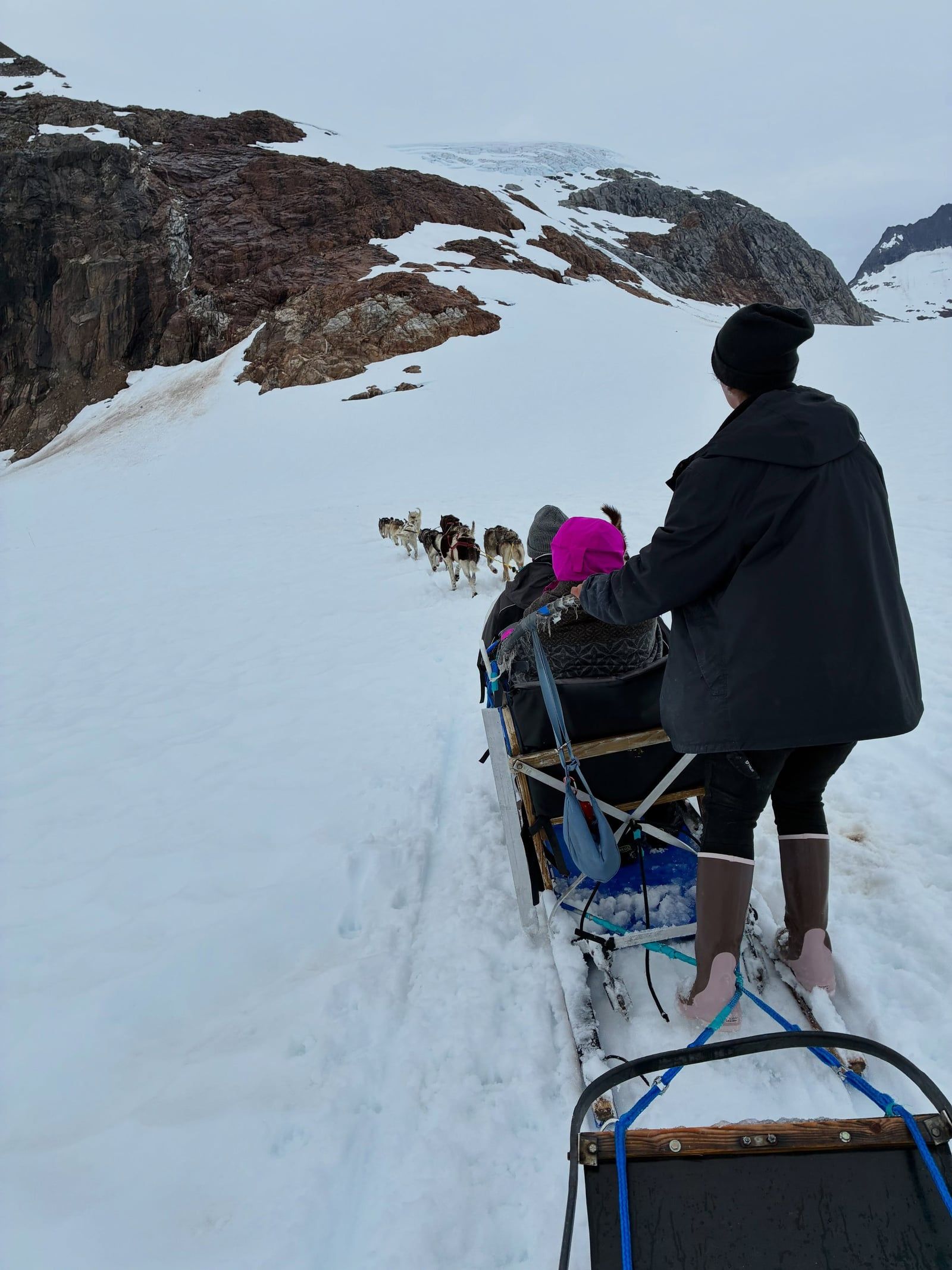 Besucherfoto einer Mendenhall-Gletscher-Tour