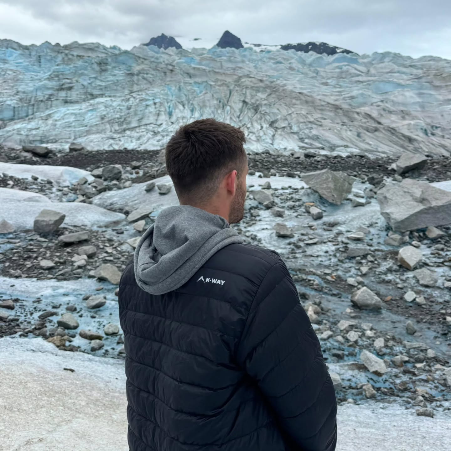 Besucherfoto einer Mendenhall-Gletscher-Tour